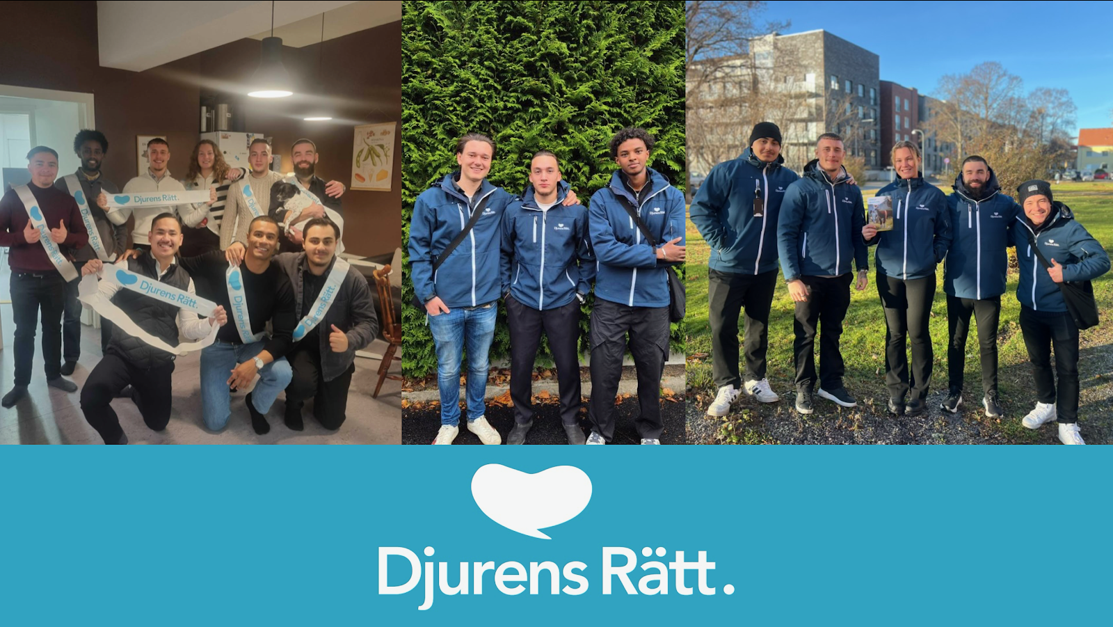 QS Performance Door2door-team i Djurens Rätt-jackor